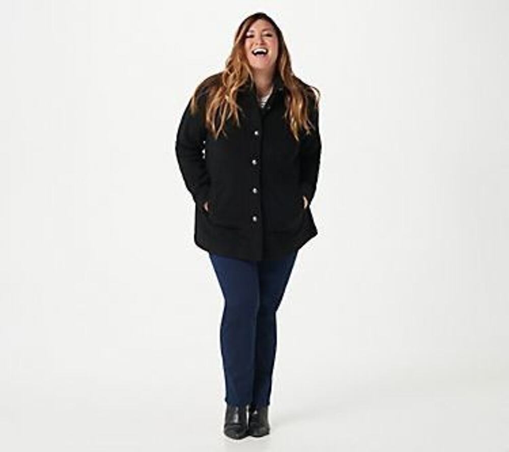 Susan Graver Weekend Black Jacket